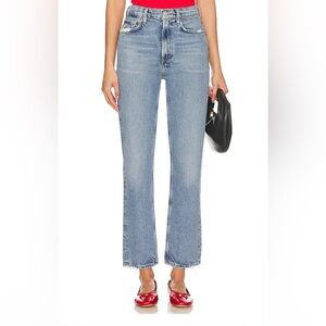 Agolde High Rise Stove Pipe Jean - Quiver